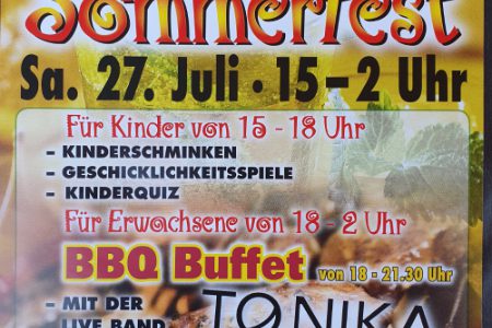 Tonika live beim Sommerfest „20 Jahre Fiesta“ in Kirchzarten Tonika live beim Sommerfest „20 Jahre Fiesta“ in Kirchzarten